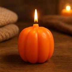  Kynttilämuotti - Kurpitsa, 6,5 x 7 cm