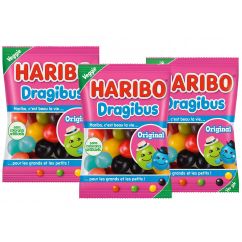  Haribo Dragibus – Mini Karkkipussi 10 g, 1 kpl