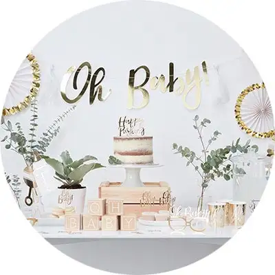 Baby Shower juhlateemat